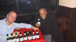 Jan Hendrik with a local in Casablanca