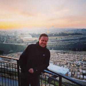 Jan Hendrik on the Mount of Olives