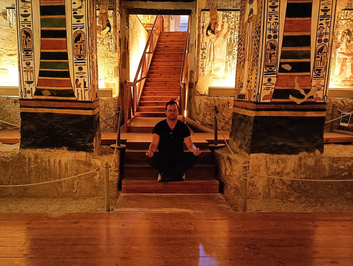 Meditating in Egyptlow