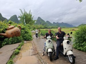 Ari en Raf in Guilin, China